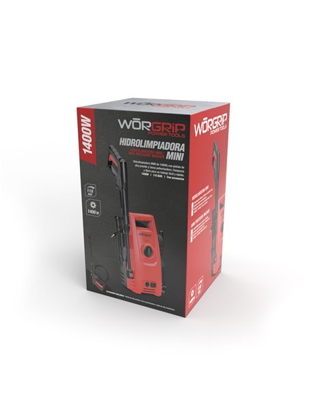 Hidrolimpiadora wōrgrip mini 1400w 110 bar