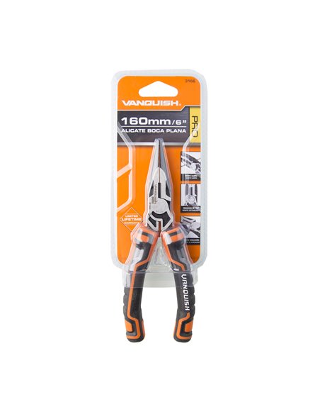 Alicate Vanquish Boca Plana 160mm