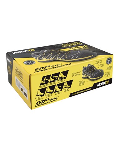 Zapato Seg Workfit Trail Amarillo N 48