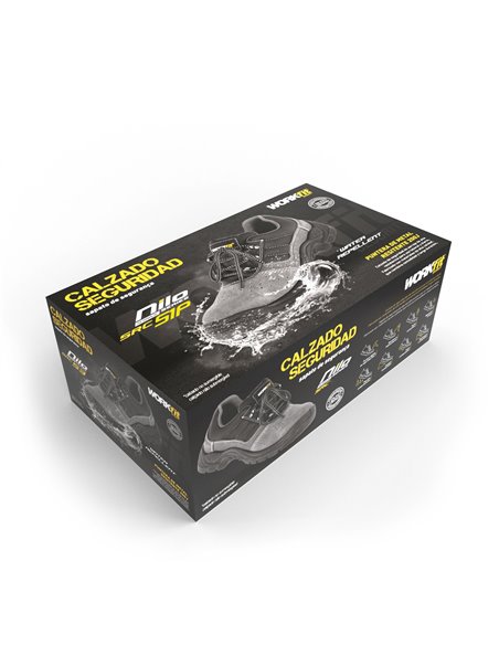 Zapato seguridad workfit nilo serraje s1p src nº40