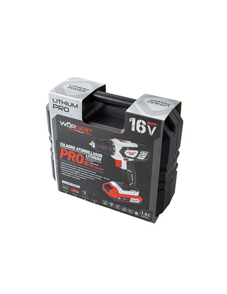 Taladro Atorn Worgrip 16V 1 Bat 1 5AH