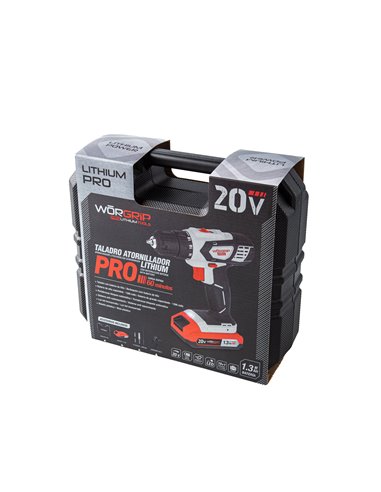 Taladro Atorn Worgrip 20V 1 Bat 1 3AH