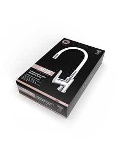 Misturador para pia de silicone branco Artic 2