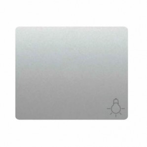 Tecla pulsador bombilla ALUMINIO MERCURIO BJC IRIS 18717-MA