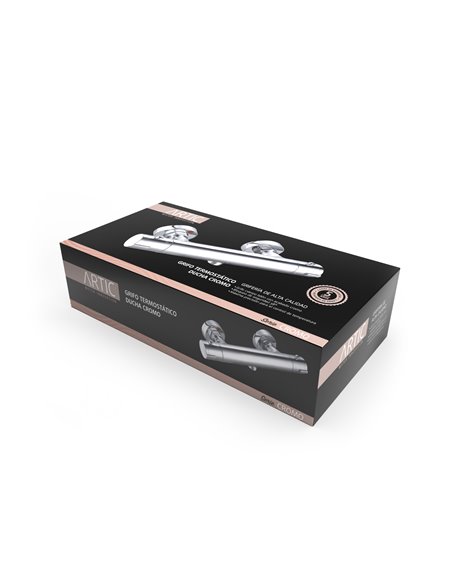 Grifo Coral Cromo Termostatico Ducha