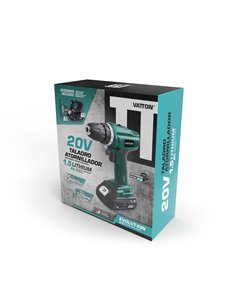 Taladro atornillador vatton 20v 1 batería 1.5ah 2