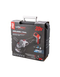 Amoladora 115mm Worgrip 20V 5 Ah Brush 2