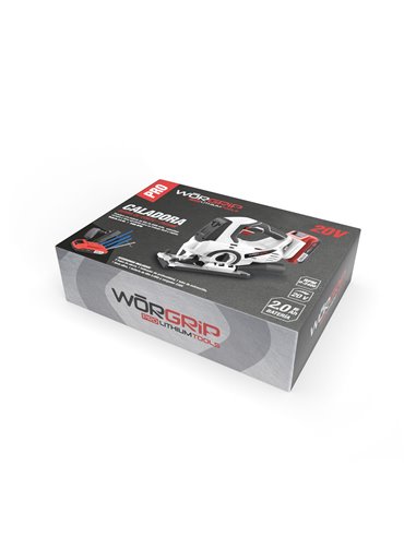 Caladora Worgrip 20V 1 Bat 2 Ah