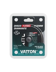 Disco Vatton Osa Diamante Turbo 115mm 2