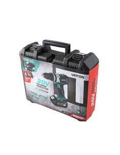 Taladro percutor brushless vatton 20v 1 batería 4.0ah 2