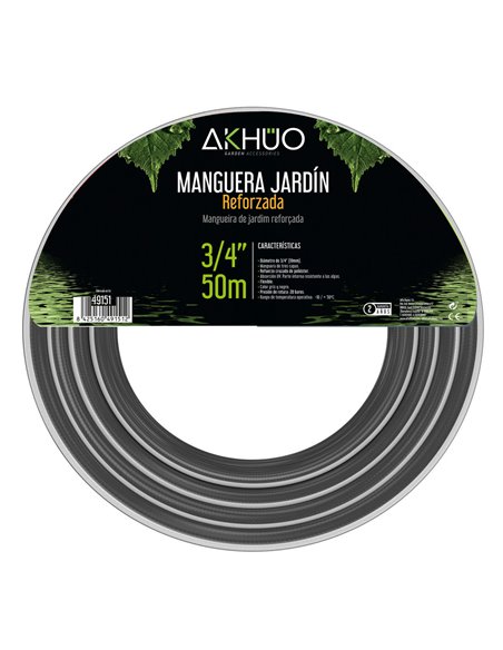 Manguera Jardin Polies Reforz 3/4 50m