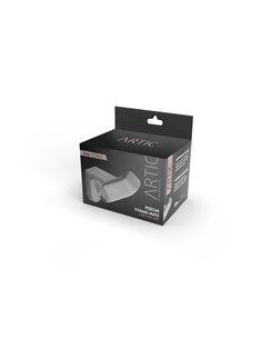 Percha lavabo coral titanio mate 2