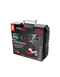 Taladro Percut Worgrip 20V 4 0Ah BRUSH 2