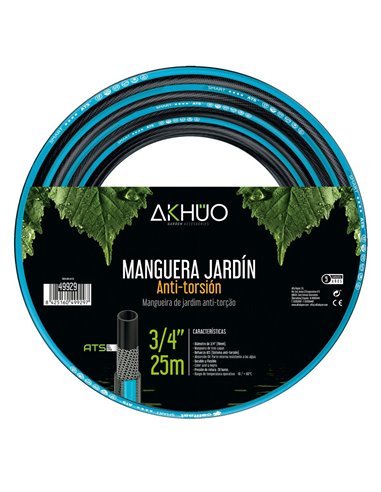Manguera Jardin Ats Anti-Torsion 3/4 25m