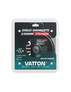 Disco Vatton Osa Diamante Continuo 230mm 2