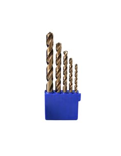 Juego brocas cobalto stein 4 a 10 mm din 338 5 piezas 2
