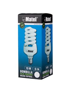 Bomb B/C Espiral Micro L/Fria E-14 15w 2