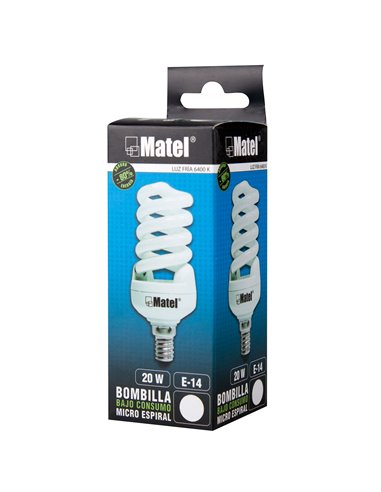 Bomb B/C Espiral Micro L/Fria E-14 20w