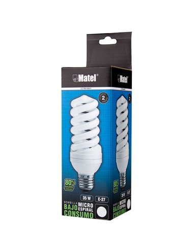 Bomb B/C Espiral Micro L/Fria E-27 35w