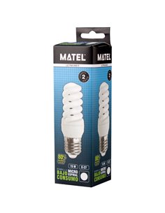 Bomb B/C Espiral Micro L/Fria E-27 15w 2