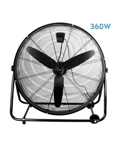 Ventilador Industrial Vendaval 360w Negro 87d  3 Velocidades 92,5x95x42 Cm Orientable