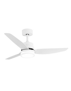 Ventilador Dc Jarama 20w Blanco 3asp.6velocidades 3000-4000-6500k 2350lm Remoto,memoria,temperatura 112d 2
