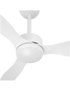 Ventilador Serpa Branco DC 24W 3 Lâminas 2