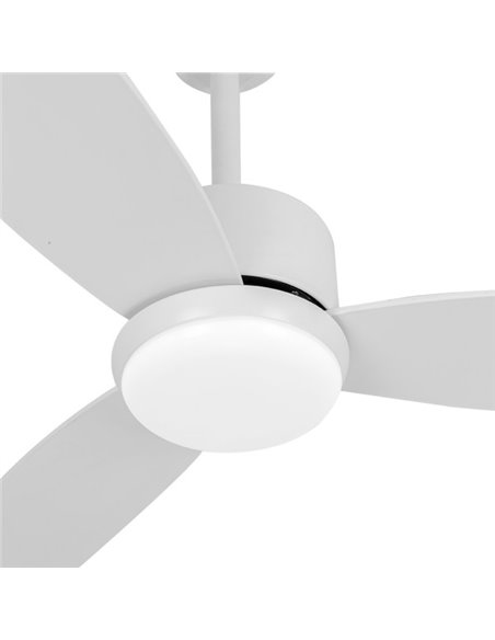 Ventilador Genil Branco DC 24W 3 Lâminas