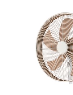 Ventilador De Pie Alcañiz Blanco/haya 3vel.50w.5aspas Oscilante Y Rotatorio Regx45x39cm 2
