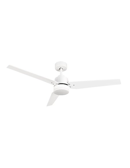 Ventilador Dc Captus 22w Blanco 3aspas Blanco/haya 132d Reg. Intensidad 2180lm 3000k,4000k,6000k Remoto+temporizador+memoria