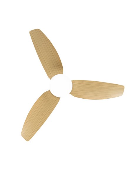 Ventilador Borax DC 20W Branco 3 Lâminas Faia