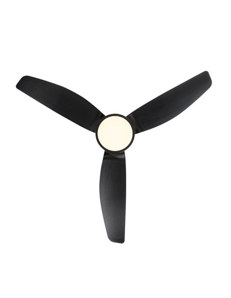 Ventilador Dc Jarama 20w Negro 3asp.6velocidades 3000-4000-6500k 2350lm Remoto,memoria,temperatura 112d