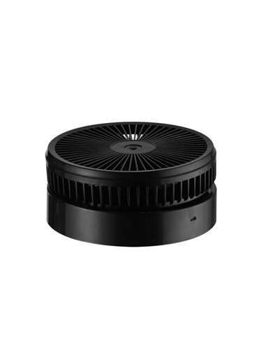 Ventilador DC Portatil Galan Negro 10w 3vel Bateria Regx20x20cm Plegable+remoto+temporizador