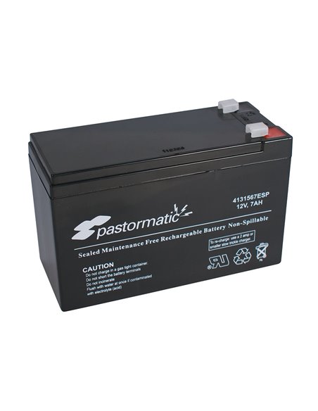 Bateria 12V 7Ah - Pastormática