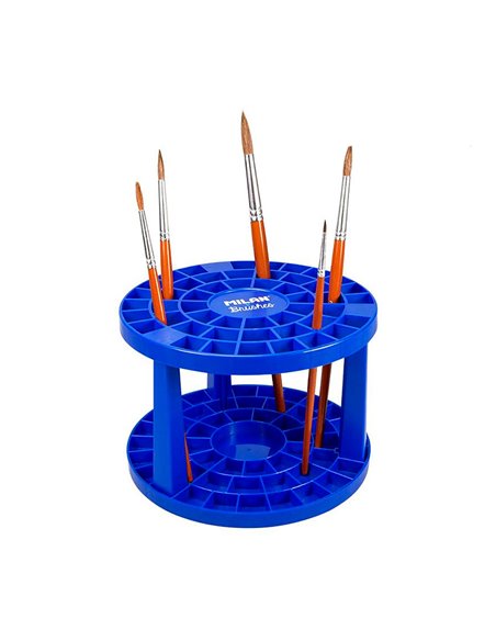 Soporte para pinceles con 49 agujeros milan