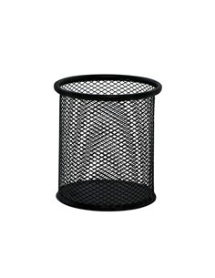 Cubilete portalápices q-connect negro