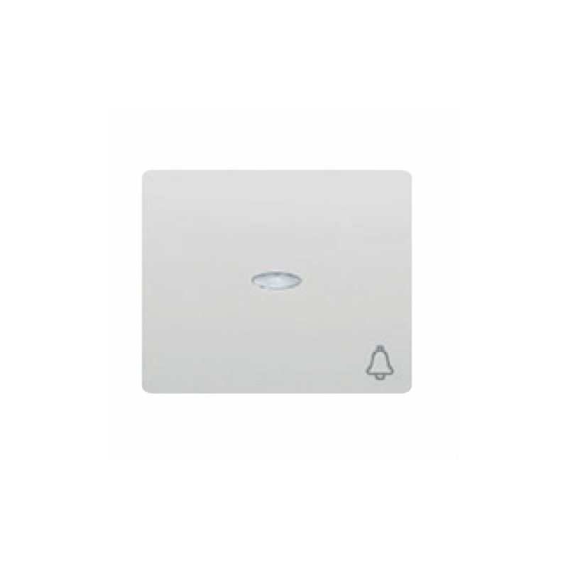 Tecla pulsador campana luminoso BLANCO BJC IRIS 18716-L