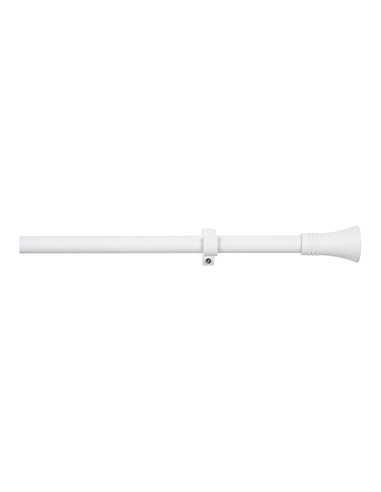 Kit varão para cortina com cone extensível de 110 a 200cm branco Cintacor - Storplanet