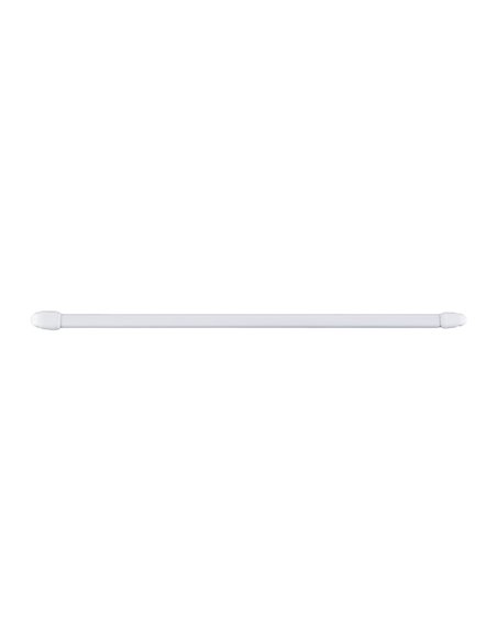 Portavisillo plano 11mm 60-105cm blanco 2 unid.