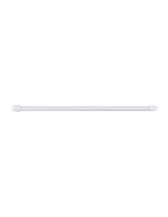 Portavisillo plano 11mm 80-145cm blanco 2 unid.