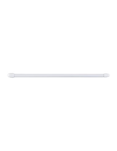 Portavisillo plano 11mm 80-145cm blanco 2 unid.