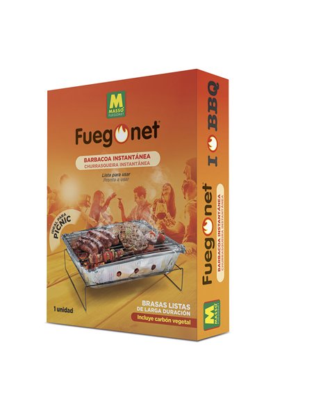 Barbacoa instantánea fuegonet massó