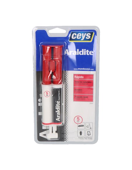 Ceys araldite rápido jeringa 24ml 510205