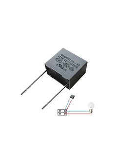 Blister EDM com 5 Capacitores para Lâmpada LED