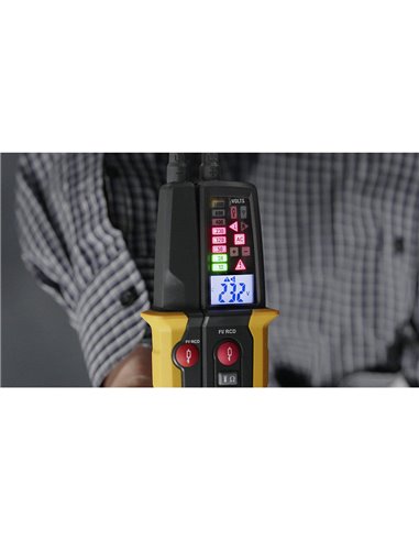 Probador de voltaje y continuidad pan mv-1000ad 1000v pancontrol