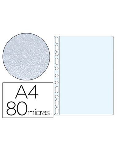 Pack 100 unid. fundas 11 multitaladros dina4 esselte pl 80 micras