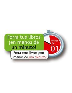 Pack con 5 forros para libros ajustables de pvc transparentes 290x530mm grafoplas 2