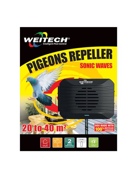 Ahuyentador sonoro especial para palomas weitech