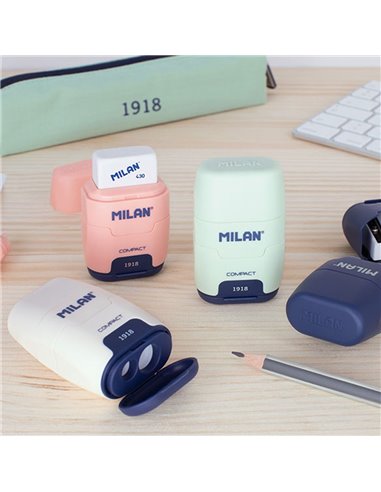 Blister afilaborra compact serie 1918 rosa + 2 gomas de recambio milan