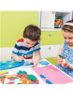 Pack de goma eva multicolor a4 10 hojas apli kids 2